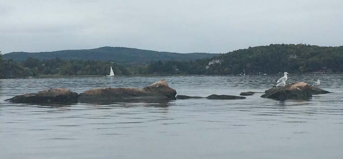 Infamous Speedboat-eating Rocks in Lake Champlain