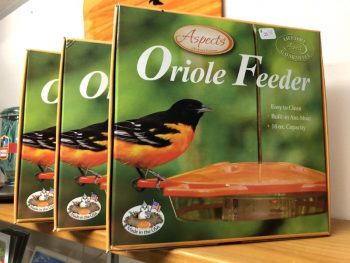 Oriole feeder